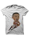 Rose Caricature White T-Shirt