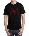 Spider Mans Black Half Sleeve T-Shirt