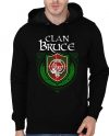 Clan Bruce Black Hoodie