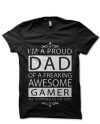Awesome Gamer Black T-Shirt