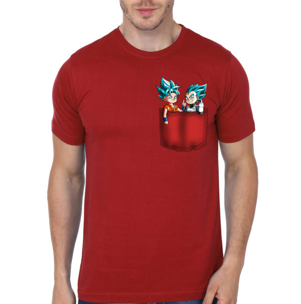 Dragon Ball Z Pocket Red T-Shirt