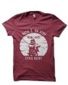 Rush B No Stop CSGO Cyka Blyat Maroon T-Shirt