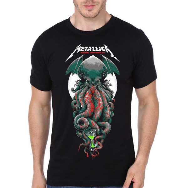 Metallica Black Half Sleeve T-Shirt