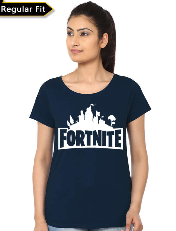 Fortnite Navy Blue Girl's T-Shirt