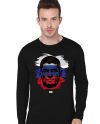 Russian Paint Khabib Black Full Sleeve T-Shirt
