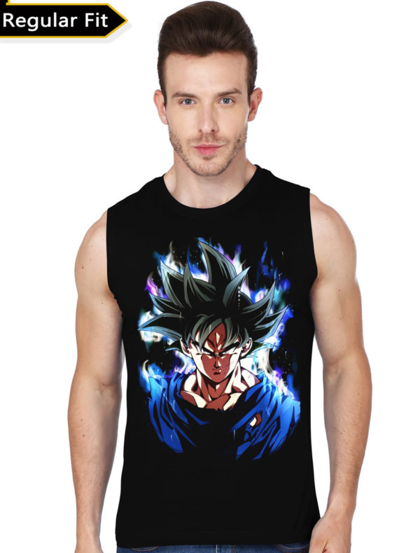 Dragon Ball Ultra Instinct Black Sleeveless T-Shirt