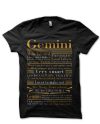Gemini Black T-Shirt