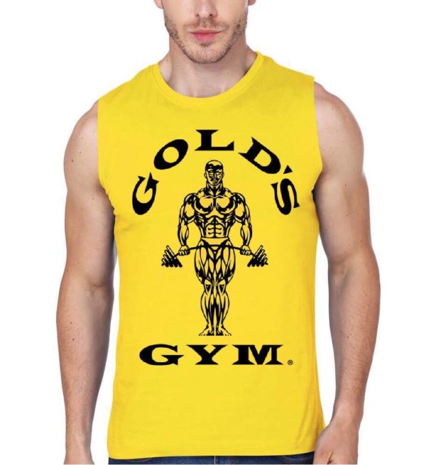 Gold Gym Yellow Vest