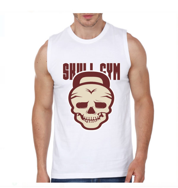 Ghost Gym Sleeveless T-Shirt - Image 2