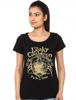 Harry Potter Girl's Black T-shirt