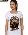 Harry Potter White Girl's T-Shirt