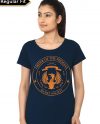 Harry Potter Girl's Navy Blue T-shirt