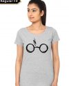Harry Potter Girl's Grey T-shirt