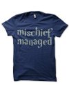 Harry Potter Mischief Managed Navy Blue T-shirt