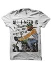 Hardcore Biker White T-Shirt