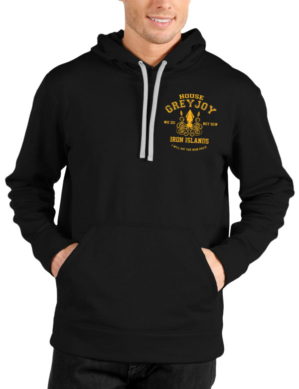 House Greyjoy Black Hoodie - Image 2