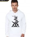 Deathly Hallows White Hoodie