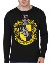 Hufflepuff Black Full Sleeve T-Shirt