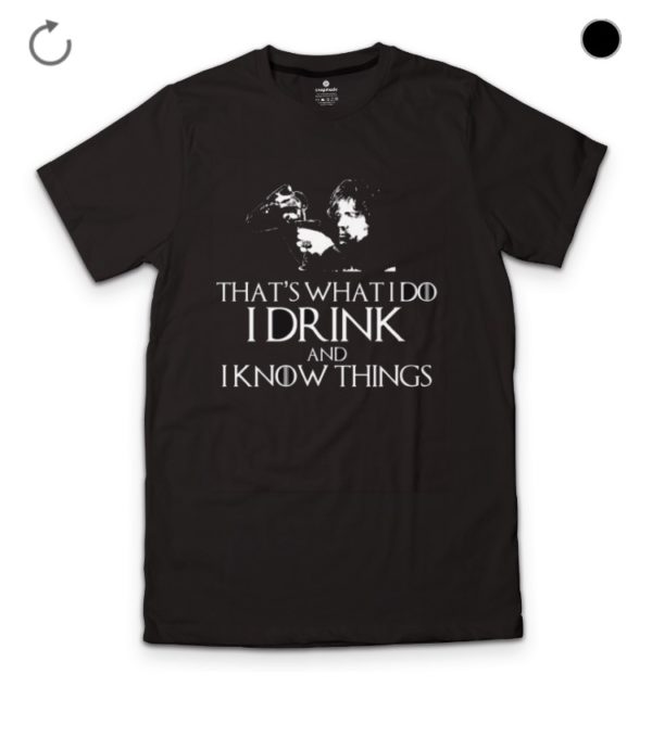 Tyrion Lannsiter Black T-Shirt