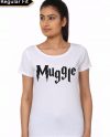 Muggle White Girl's T-Shirt
