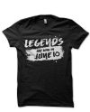Legends Are Born In June 10 Black T-Shirt