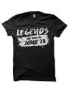 Legends Are Born In June 28 Black T-Shirt