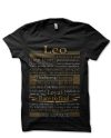 Leo Black T-Shirt