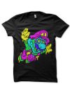 Melting Mario Black T-Shirt
