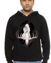 In the woods Black Hoodie