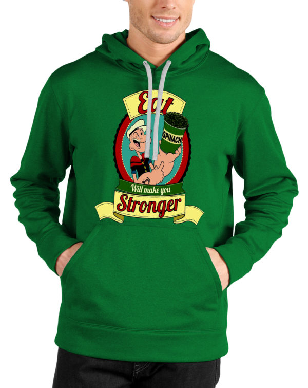 Popeye Green Hoodie