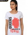 Queens Are Born In May Girls T-Shirt