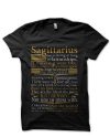 Sagittarius Black T-Shirt