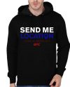 Send Me Location UFC Black T-Shirt