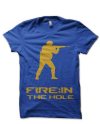 Counter Strike Fire In The Hole Half Sleeve T-Shirt